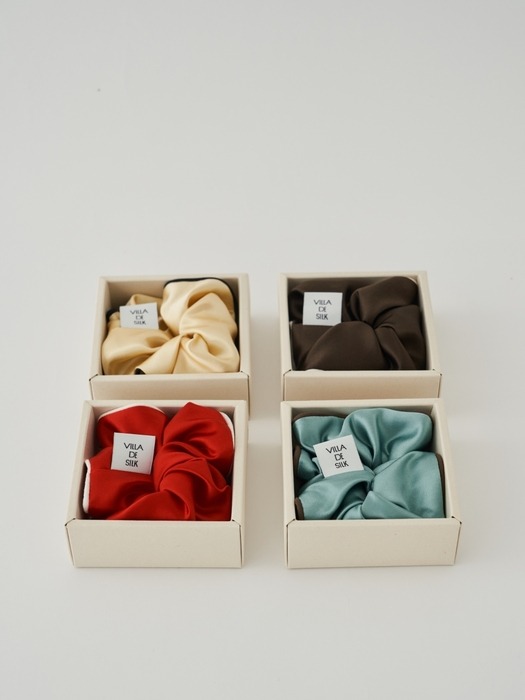 Line silk schruchie (4colors)
