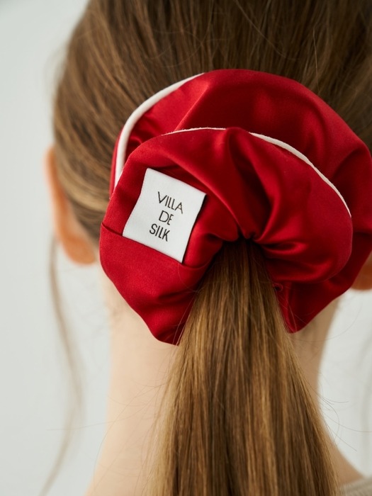 Line silk schruchie (4colors)