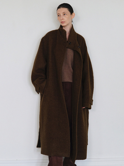 [3차 리오더] Single Long Coat_Brown