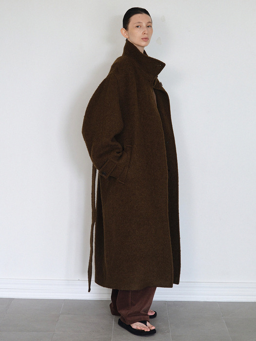 [3차 리오더] Single Long Coat_Brown