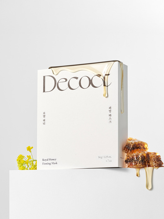[디콕트] 로얄 허니 퍼밍 마스크(꿀콜라겐팩)_7매입