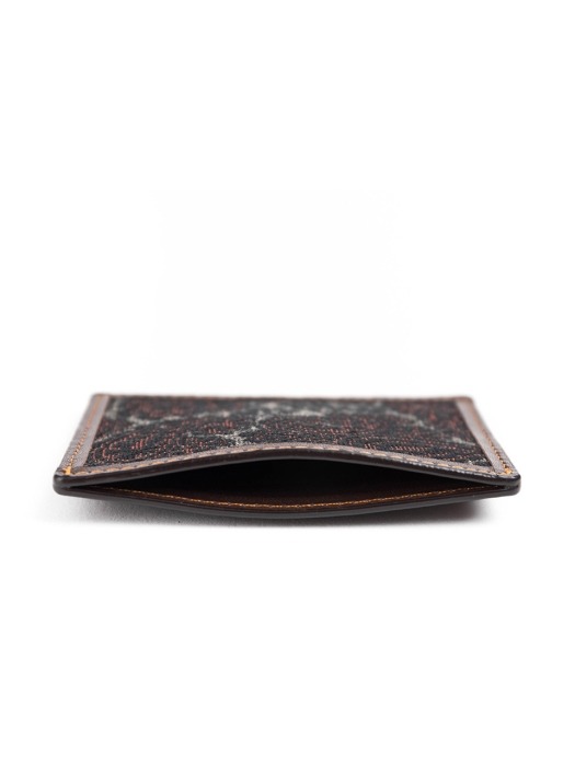 PAISLEY CARD CASE (brown)