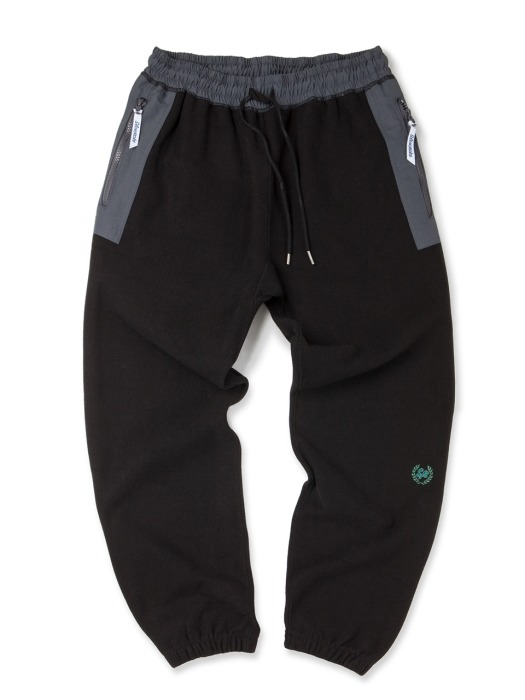 Jogger Sweat Pants Type.2 -Black-