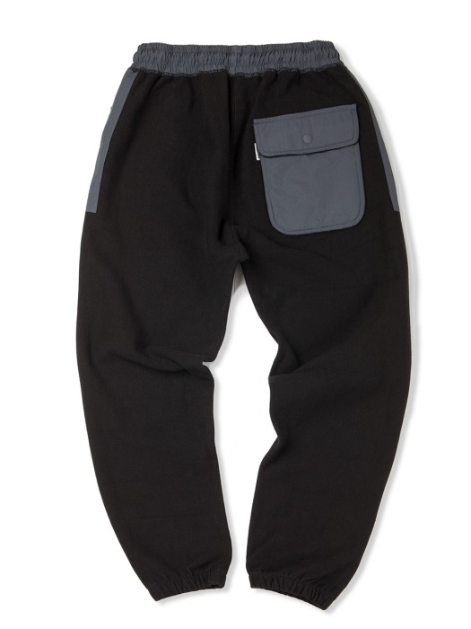 Jogger Sweat Pants Type.2 -Black-
