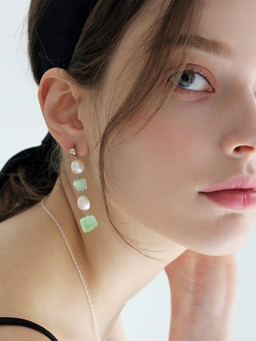 Emerald paerl earring [4floor]