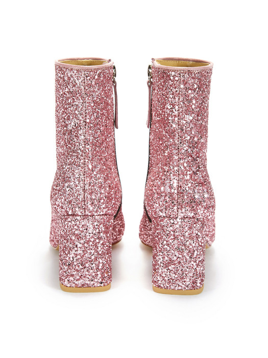 The Glitter boots_Glitter Pink
