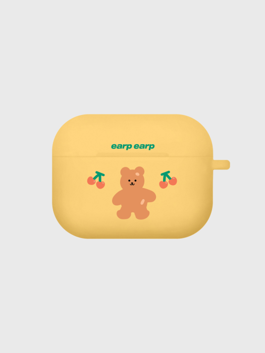 two cherry bear-yellow(Air pods pro)