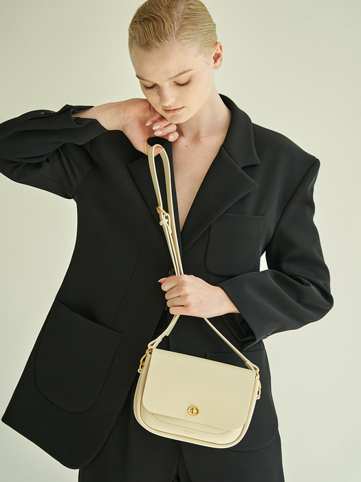 Roto bag (Ivory) + shoulder strap set