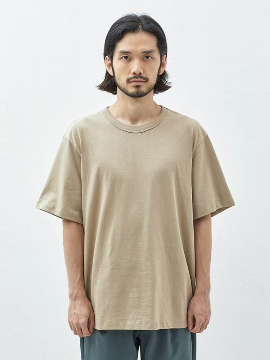 DOUBLE LIBS V2 더블립 티셔츠 (beige)_HHTCM20121BEE