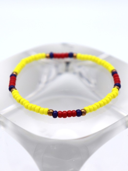 Vivid color combo beads Bracelet 레이어드 시드비즈 팔찌 5color