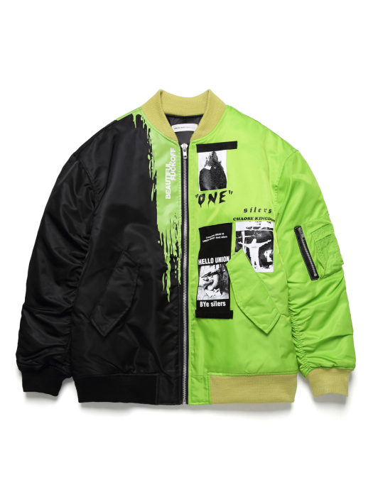 BEAUTIFUL FUCKOFF JACKET (BKGR)