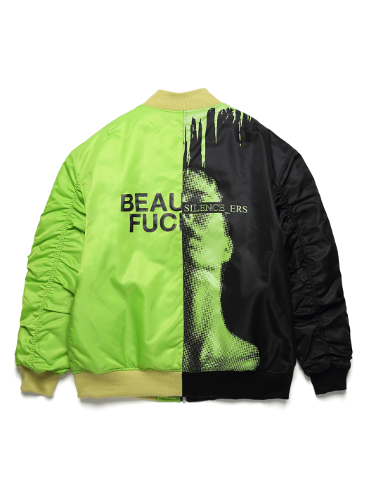 BEAUTIFUL FUCKOFF JACKET (BKGR)