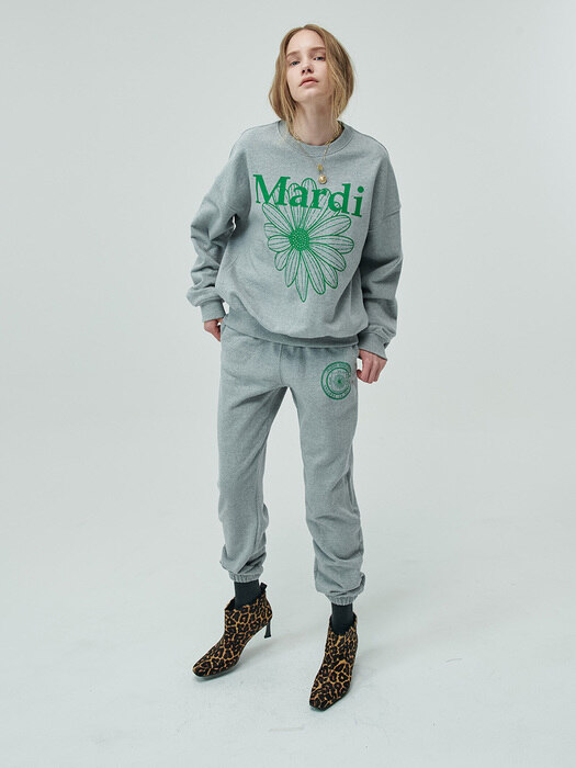 SWEAT PANTS UNIV GREY-GREEN