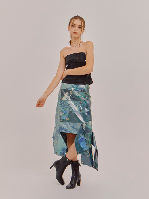 EAST AND WEST CROSSOVER CUTTING SKIRT 