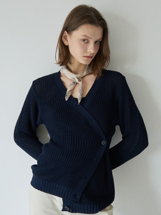 LM TWO-WAY CARDIGAN(NAVY)