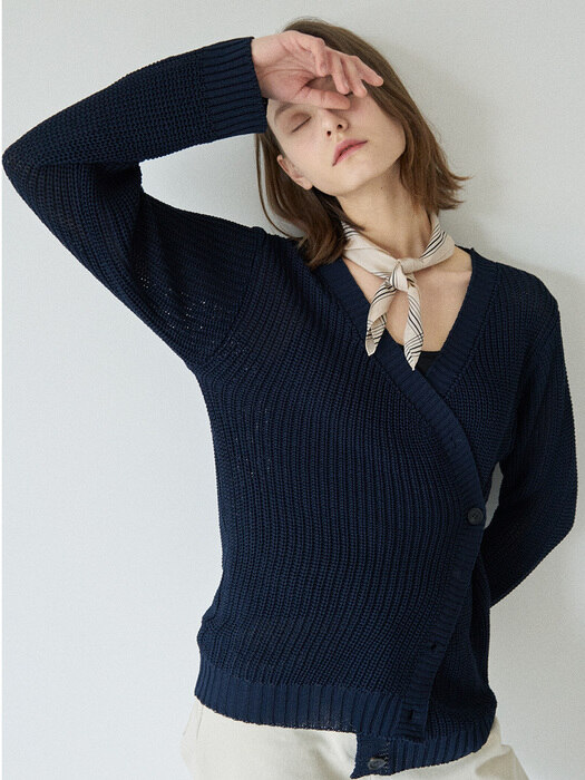 LM TWO-WAY CARDIGAN(NAVY)