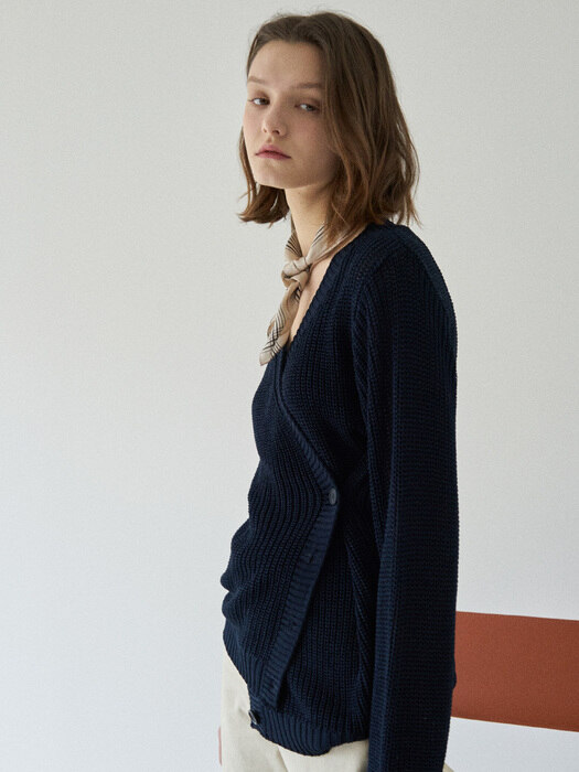 LM TWO-WAY CARDIGAN(NAVY)