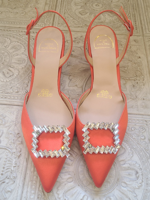 Angela Spring Slingback(Orange)