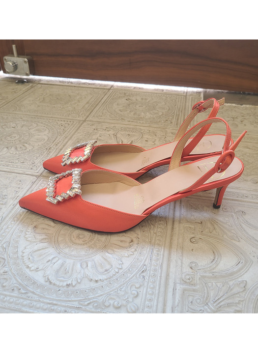 Angela Spring Slingback(Orange)