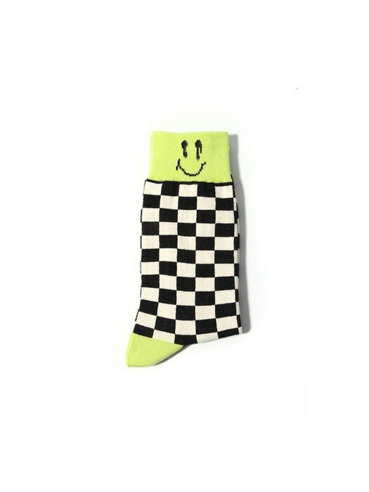 새드스마일 sadsmile checkerboard socks