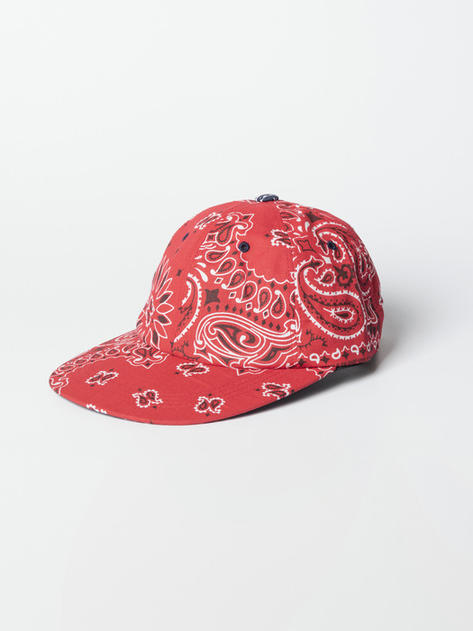 Bandana 6 Pannel Longvill Cap Red