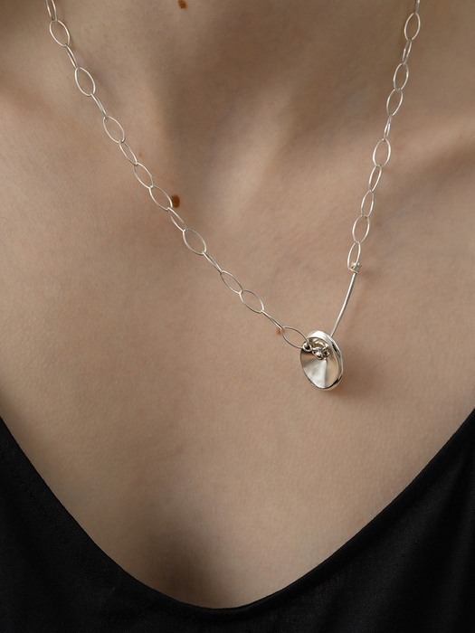 Mound chain necklace No.02