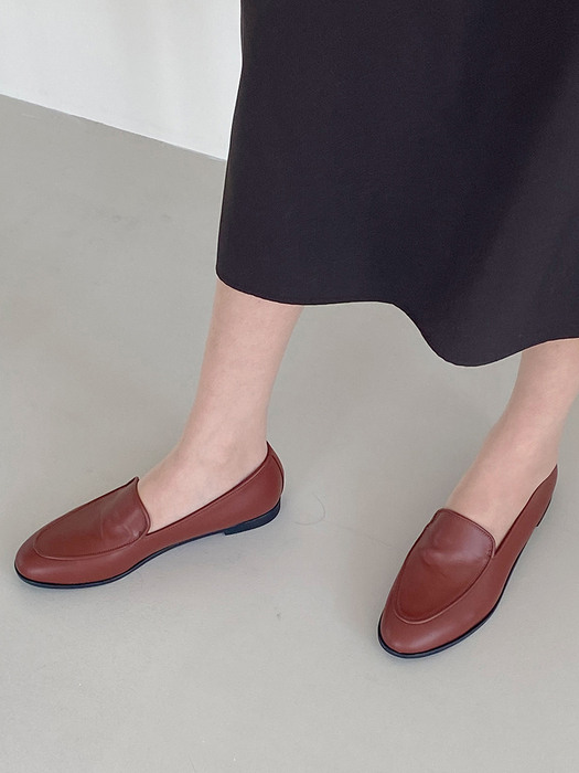 [리퍼브][250]mc 020 classic loafer (red brown)