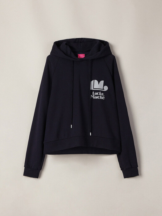 Womens Hooded Sweatshirt with LM logo_LQTAW20120NYD