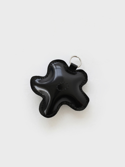 LEATHER KEYRING - FLOWER