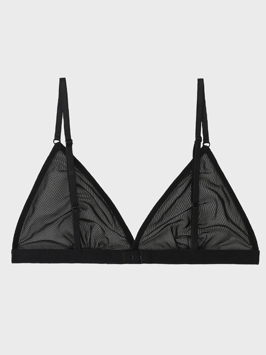 CLASSIC MESH BRA - BLACK