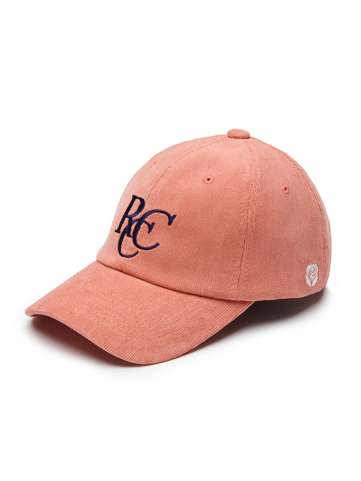 RCC Corduroy ball cap [CORAL]