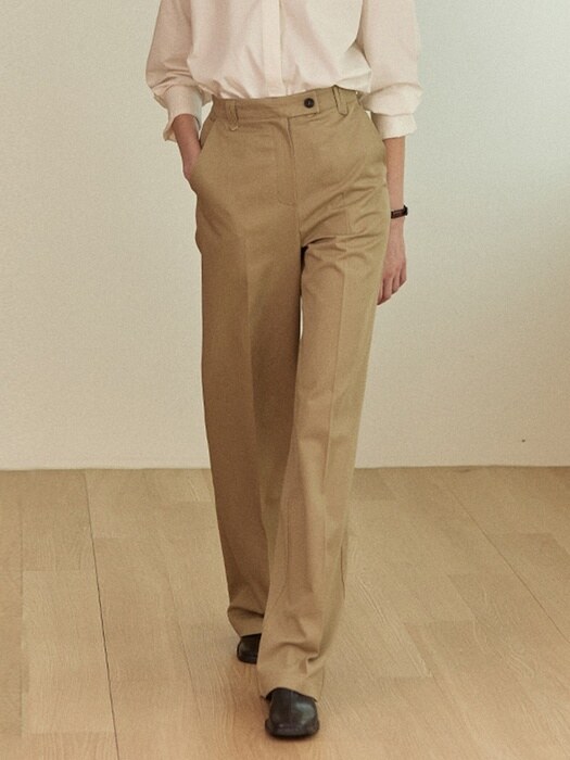 Waist Line Loose-fit Pants 2 Color