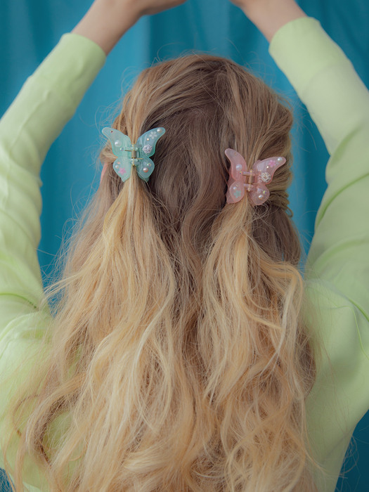 Sweet butterfly hair claw(2colors)