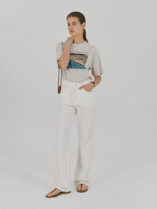 RELAXED LINEN-DENIM PANTS OFF-WHITE_UDPA2B223WT