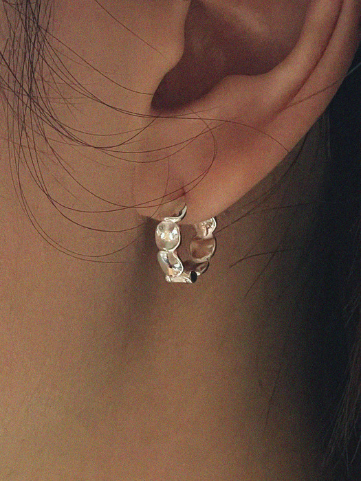 silver925 cloud earring