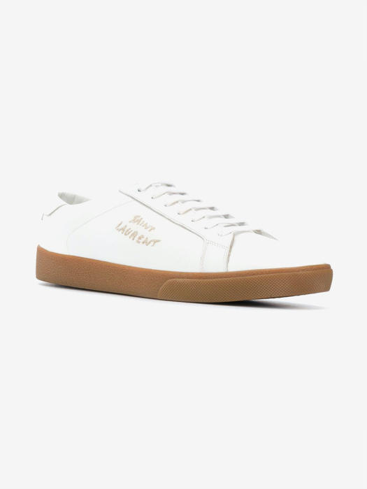 [MEN] 21FW COURT CLASSIC SL/06 SNEAKERS IN GRAINED OPTIC WHITE 610685 00N00 9030
