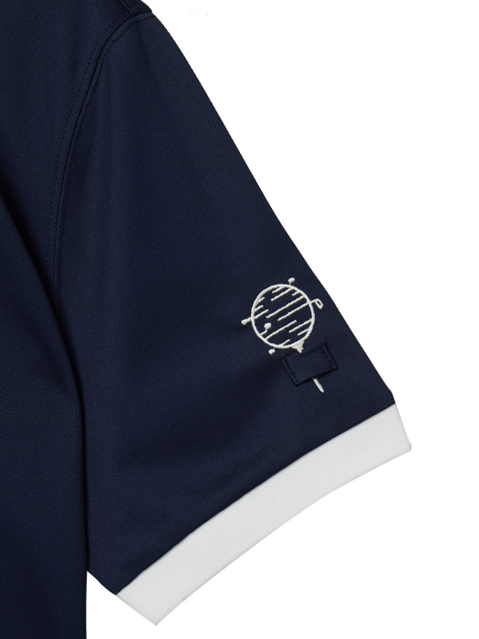 ATMS PLANET PIQUE POLO Women - Navy