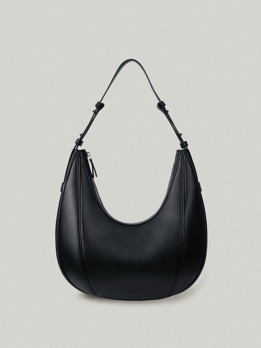 BIG OVAL BAG [BLACK - PLAIN]