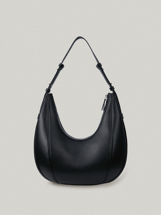 BIG OVAL BAG [BLACK - PLAIN]