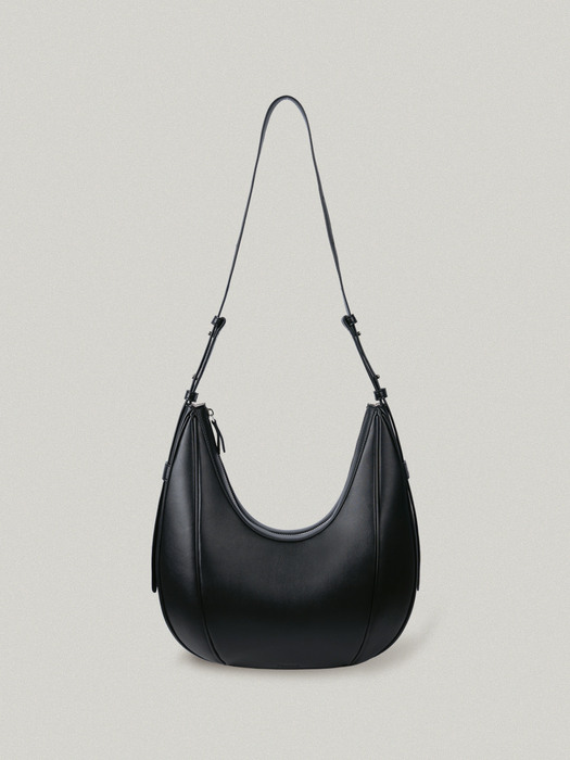 BIG OVAL BAG [BLACK - PLAIN]