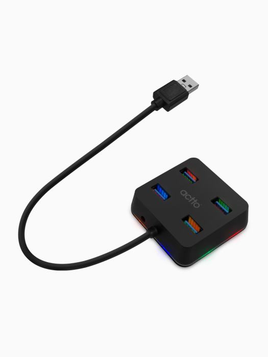 LED USB 3.0 4포트 멀티허브 HUB-38