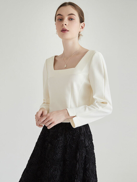 Pearl Talior Blouse_Ivory