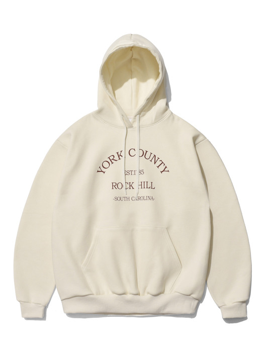 [기모] York County HOODIE IVORY