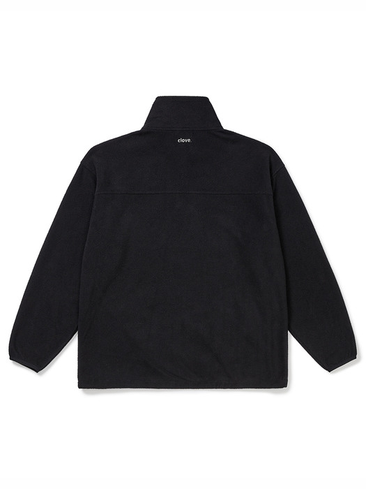 Basic Fleece Half-zip (Black)