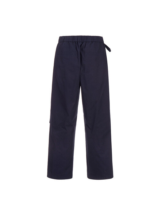 BELTED BAND PANTS [NAVY]