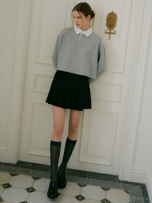23SS PLEATS SHORTS (BLACK)