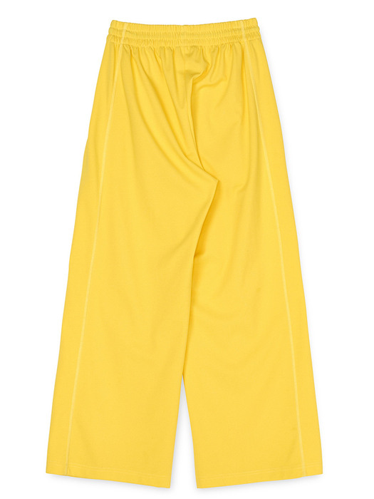 Wide jogging with side detail in yellow