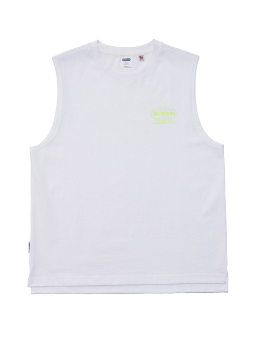 네온 로고 슬리브리스 티셔츠 NEON LOGO SLEEVELESS T-SHIRT 3colors