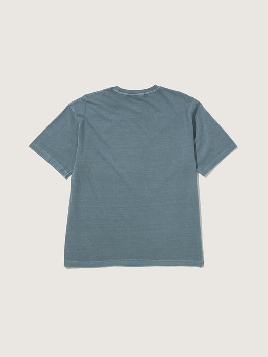 썸머 뉴진스 그래픽 티셔츠 블루