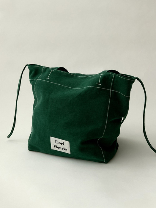 Brisa Canvas shoulder bag_Green